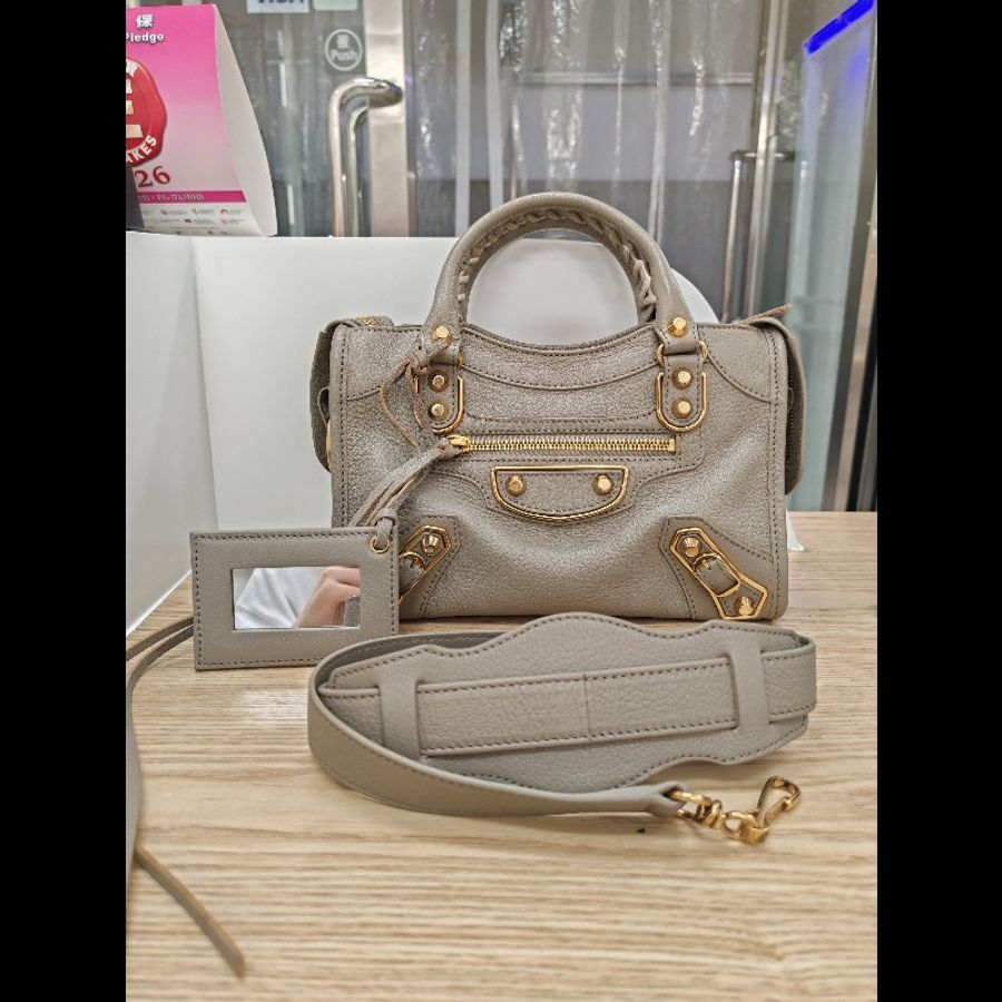 Balenciaga mini city 大象灰-1