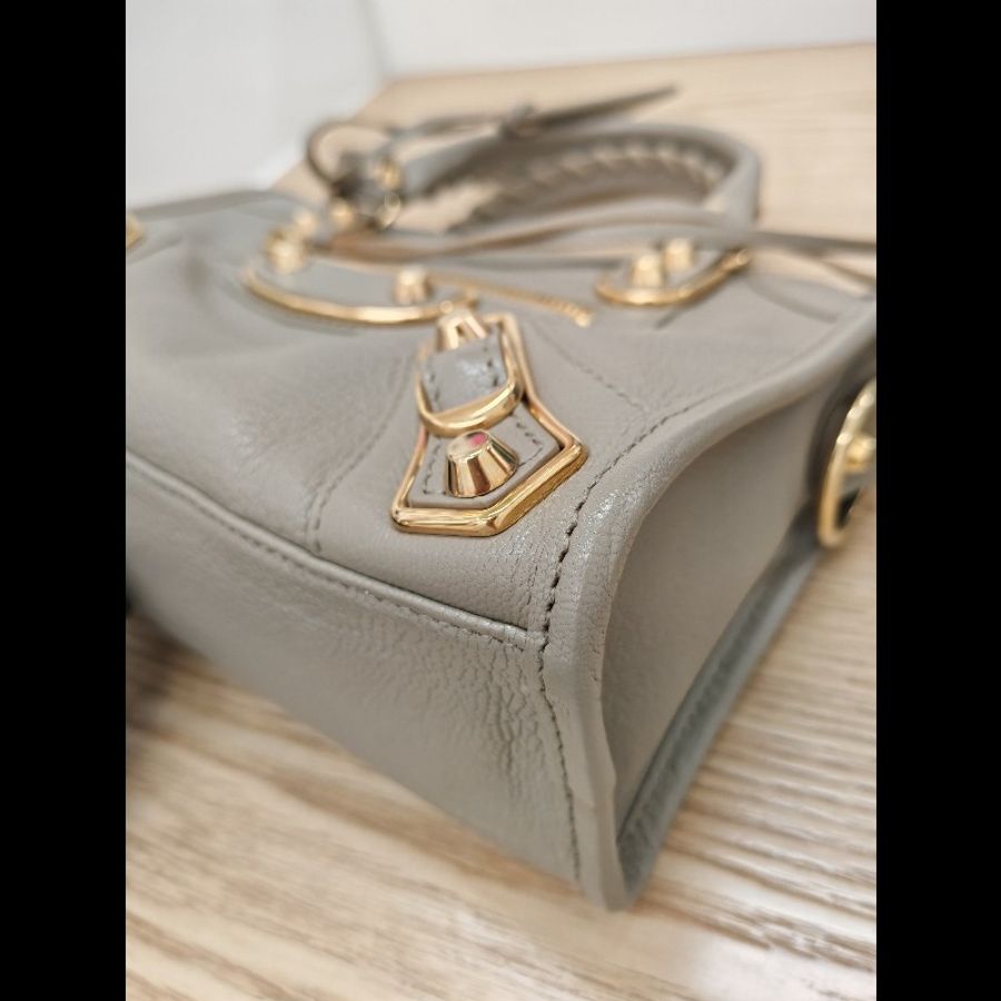 Balenciaga mini city 大象灰-9