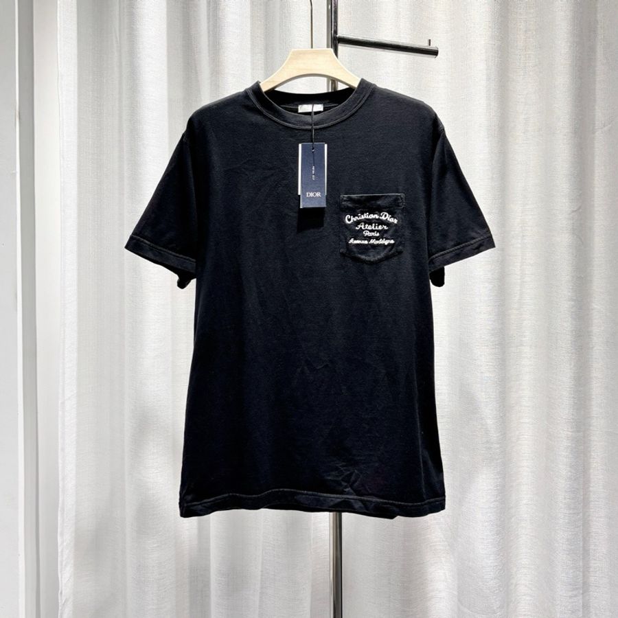 Dior 迪奧 刺繡口袋 短袖 T恤 M碼 SS23 字母刺繡logo-1