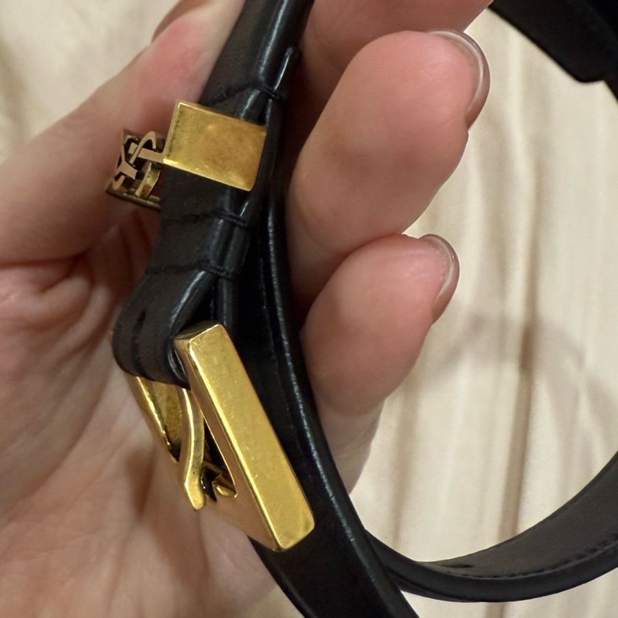 YSL經典皮帶 全新閒置-15
