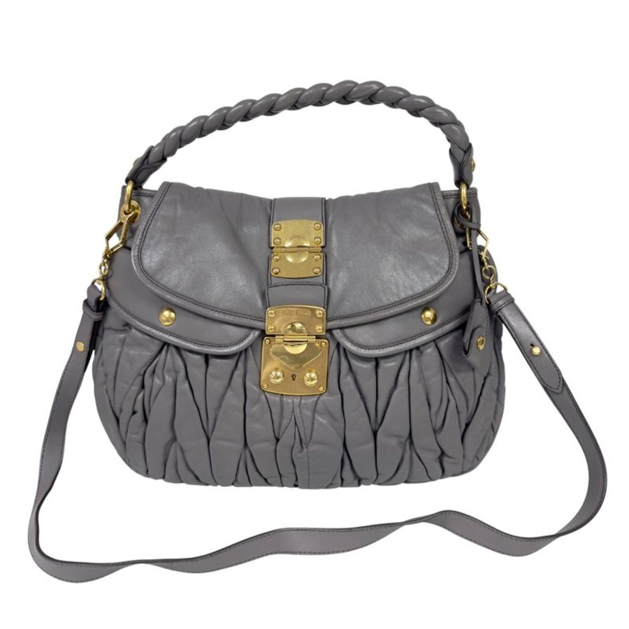 MIU MIU Coffer 皺摺 2用袋-0