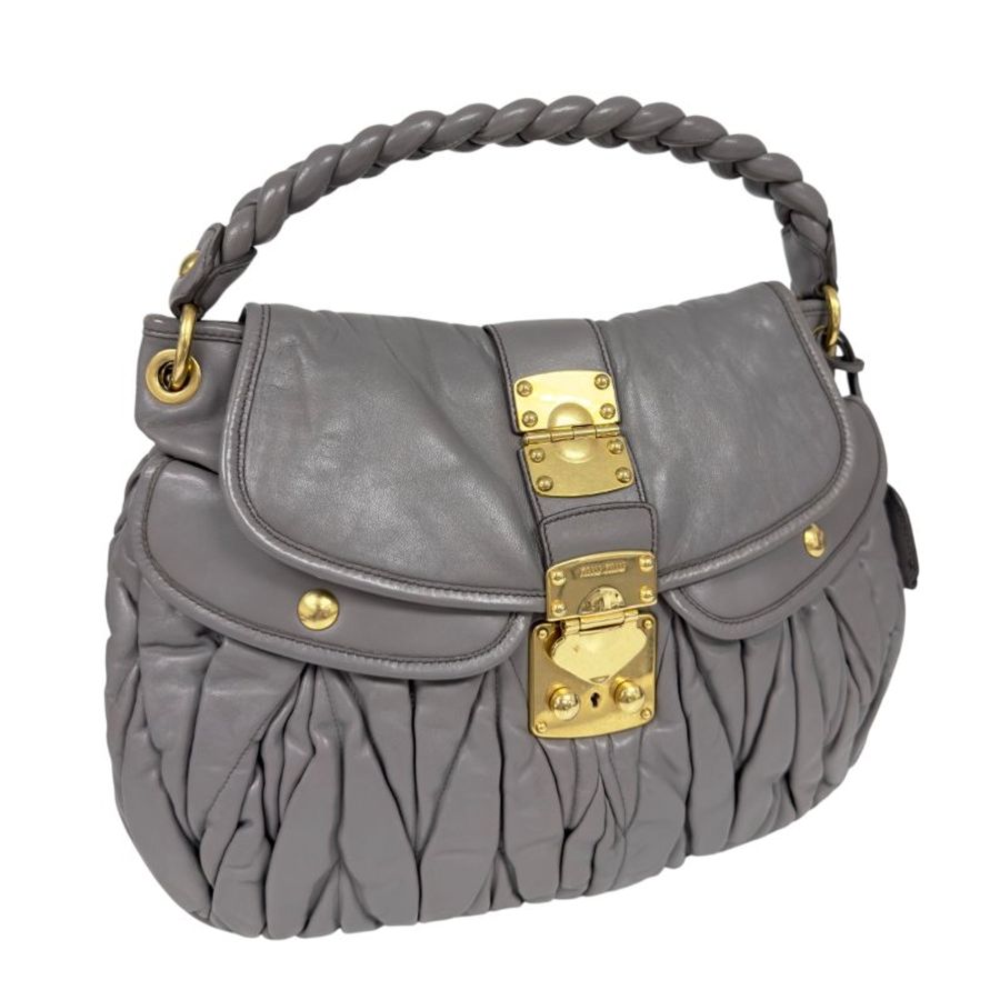 MIU MIU Coffer 皺摺 2用袋-6