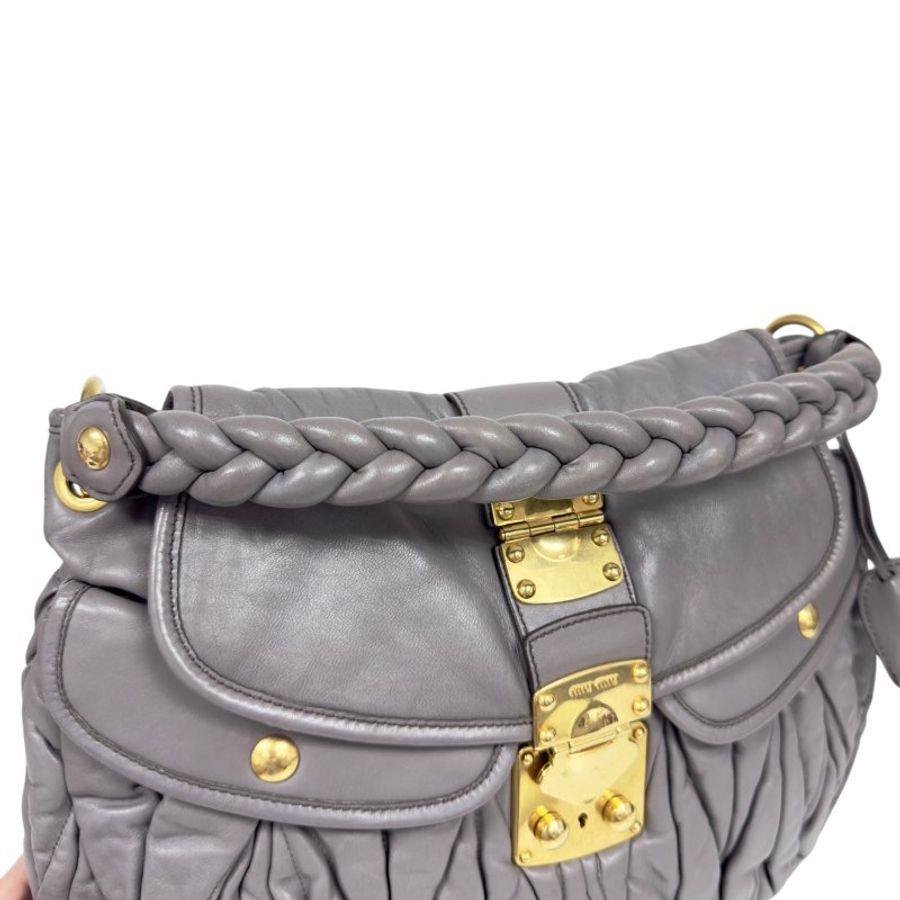 MIU MIU Coffer 皺摺 2用袋-18