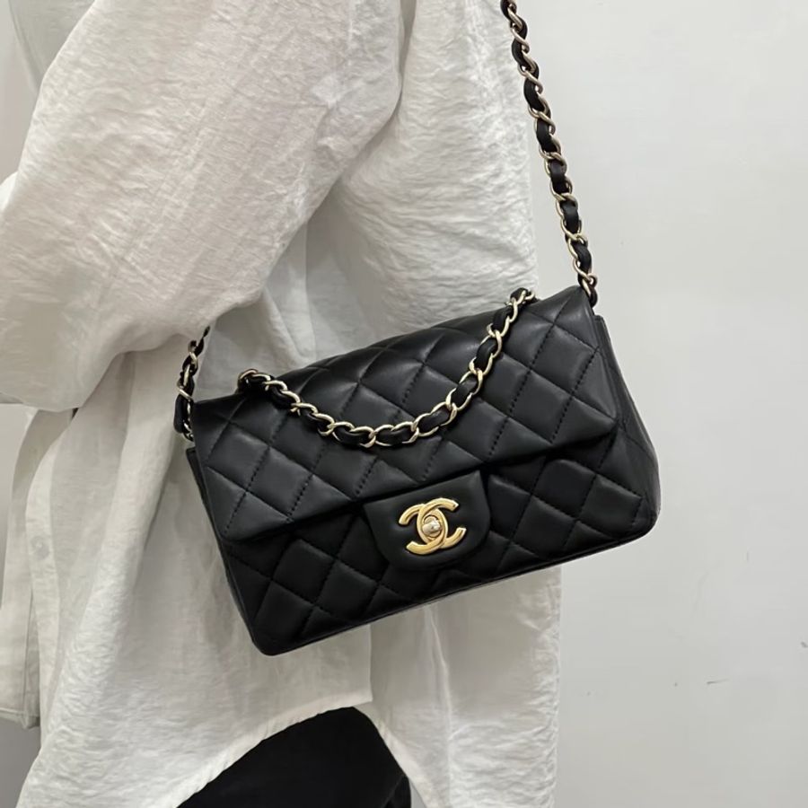 CHANEL香奈兒經典CoCo黑金CF20🐿️23年款芯片款全配🈶購證-5