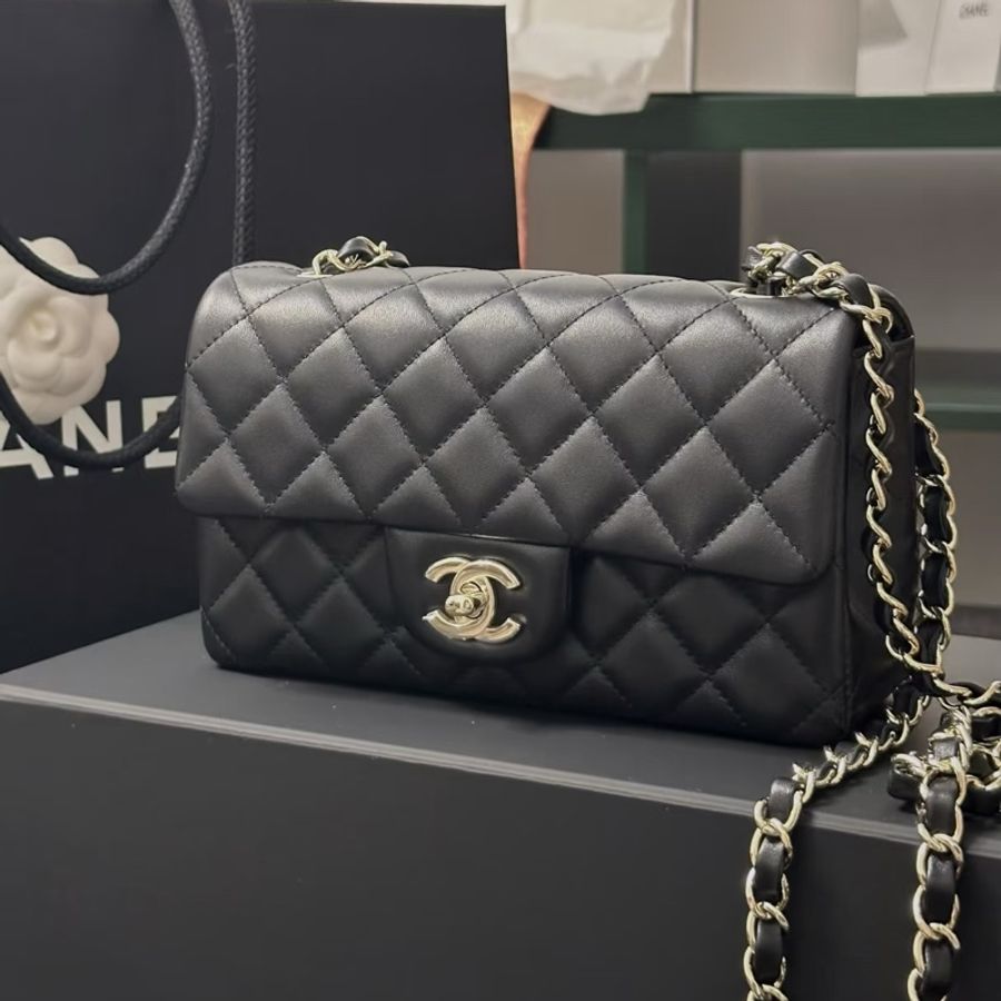 CHANEL香奈兒經典CoCo黑金CF20🐿️23年款芯片款全配🈶購證-9