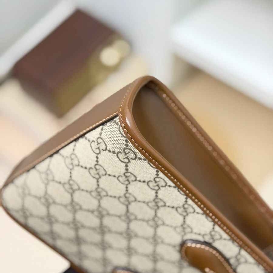 🏷Gucci 古馳．Mini Tote 琴譜包/客人寄賣-7