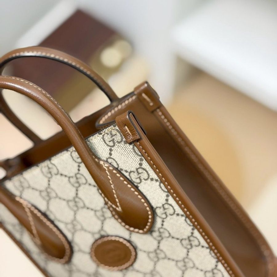 🏷Gucci 古馳．Mini Tote 琴譜包/客人寄賣-9