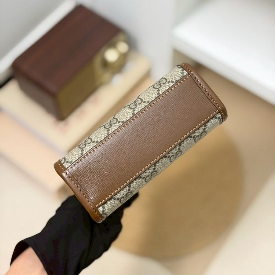 🏷Gucci 古馳．Mini Tote 琴譜包/客人寄賣-12
