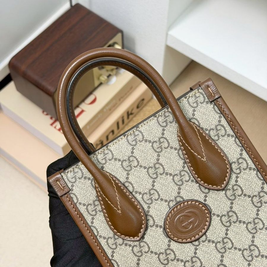🏷Gucci 古馳．Mini Tote 琴譜包/客人寄賣-17