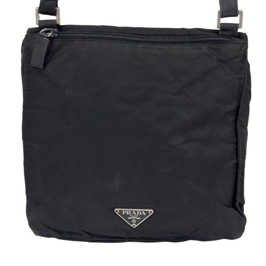 PRADA 中古 三角標 斜揹袋-2