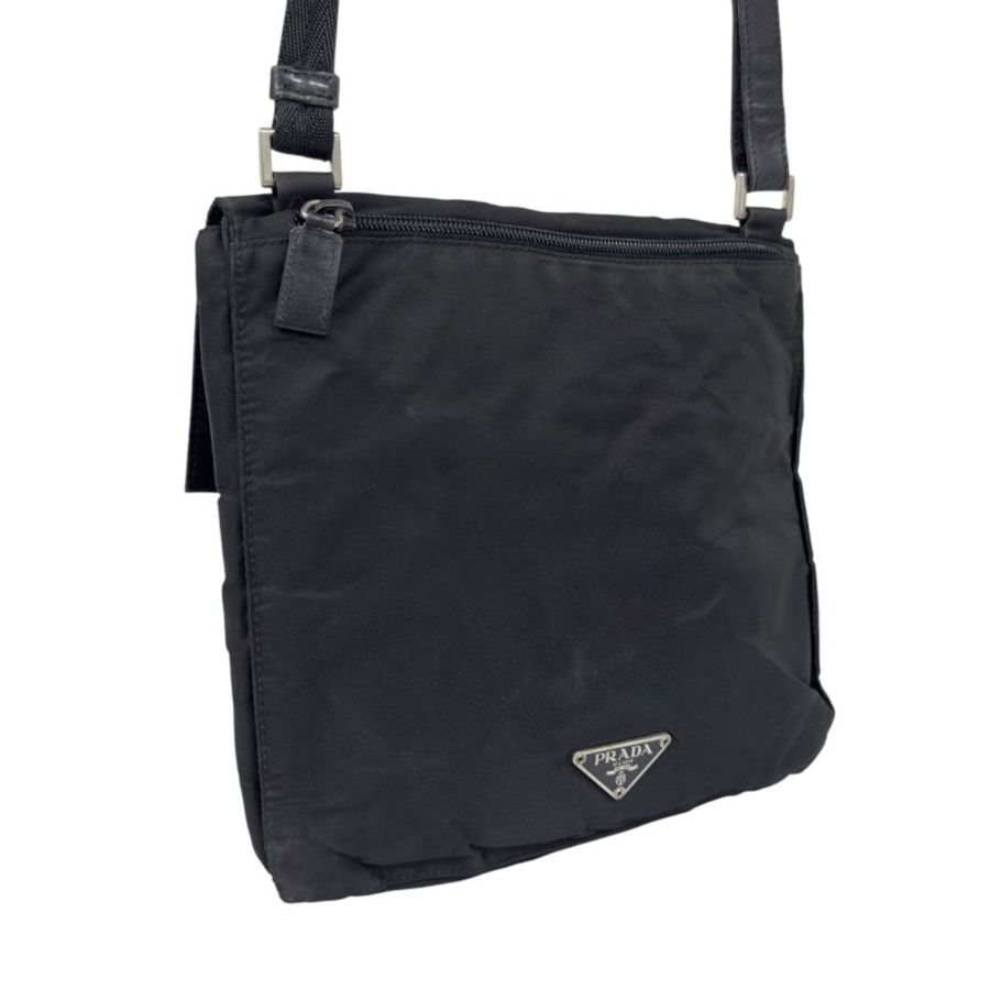 PRADA 中古 三角標 斜揹袋-4