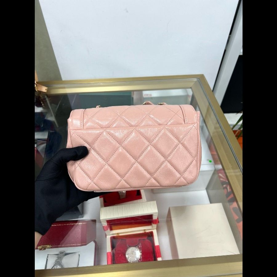 Chanel Flap bag pink-6