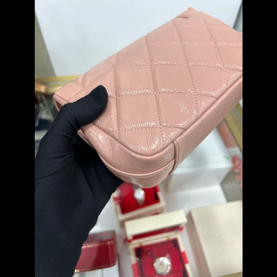 Chanel Flap bag pink-12