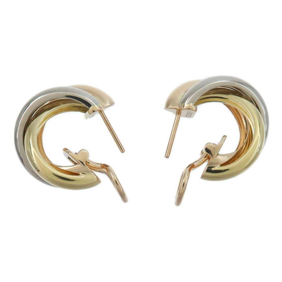 CARTIER 18K玫瑰金/黃金/白金Trinity Earrings耳環-3
