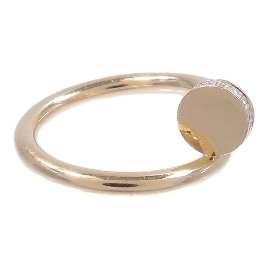 CARTIER 18K玫瑰金Juste Un Clou Classic Design Diamond鑽石戒指-3