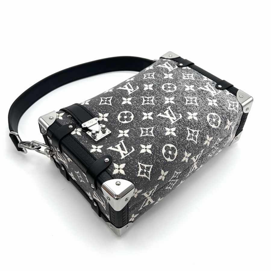 【威選精品】🩶 Louis Vuitton Side Trunk 灰色牛仔 Monogram｜谷愛凌同款 芯片款 🩶-5