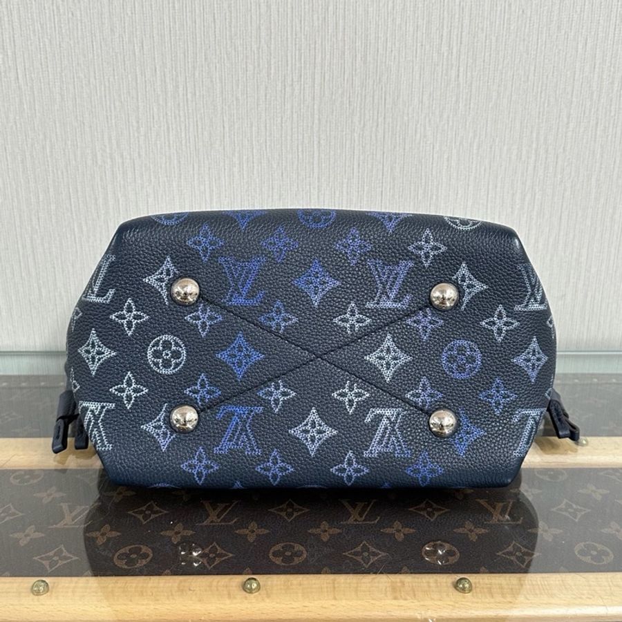 【威選精品】💙 Louis Vuitton Bella 月光女神｜漸變藍 Monogram Empreinte 鏤空子母水桶包 芯片款 💙-8