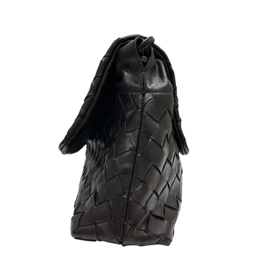 BOTTEGA VENETA 寶緹嘉 RUMPLE 肩背包 深棕色-2