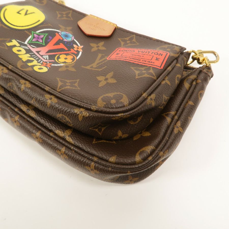 LOUIS VUITTON Monogram Multi Pochette Accessoires手挽肩背兩用袋-17