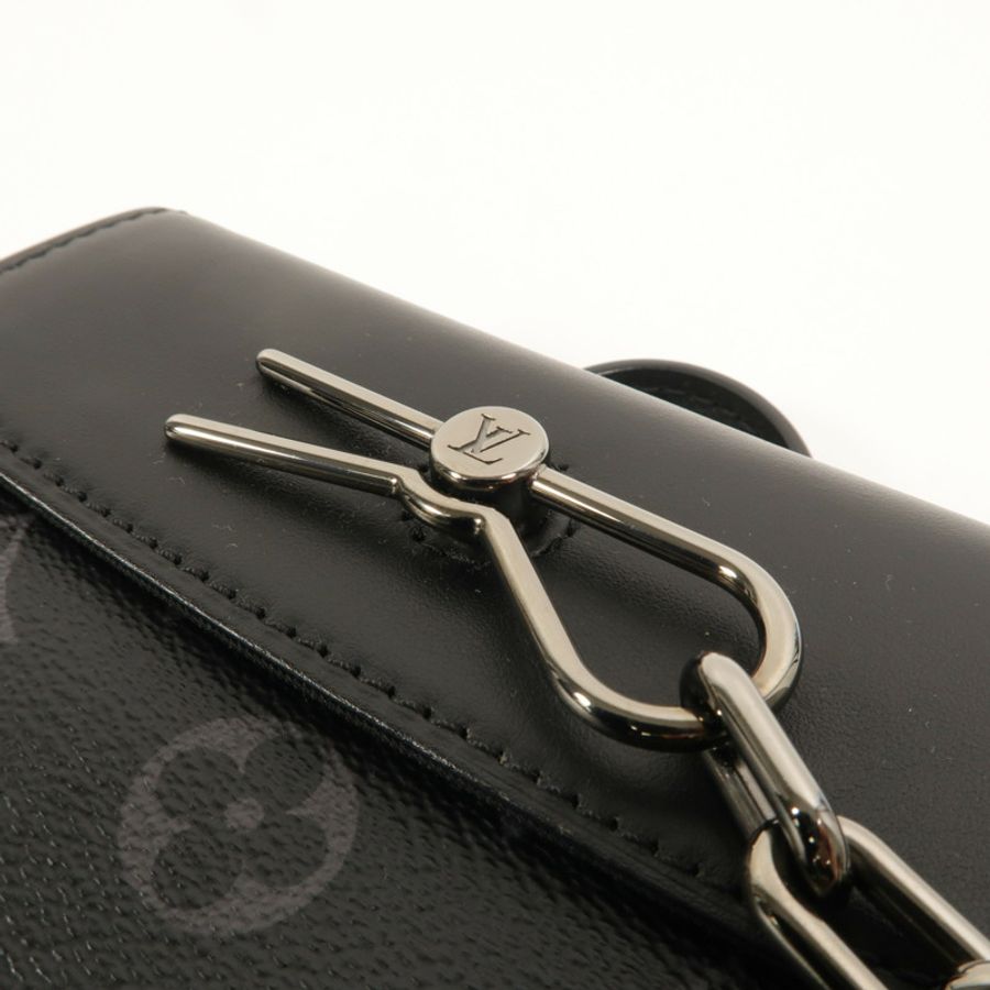 LOUIS VUITTON Monogram Eclipse Nano Steamer手挽肩背兩用袋-7