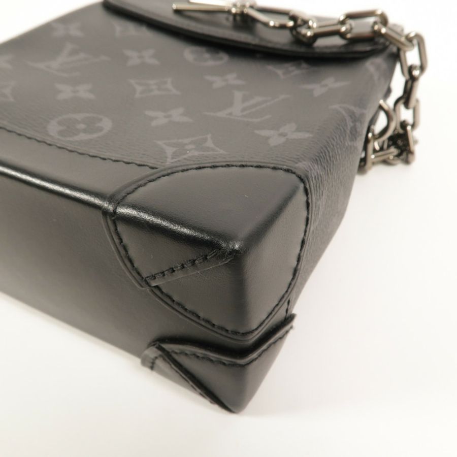 LOUIS VUITTON Monogram Eclipse Nano Steamer手挽肩背兩用袋-9
