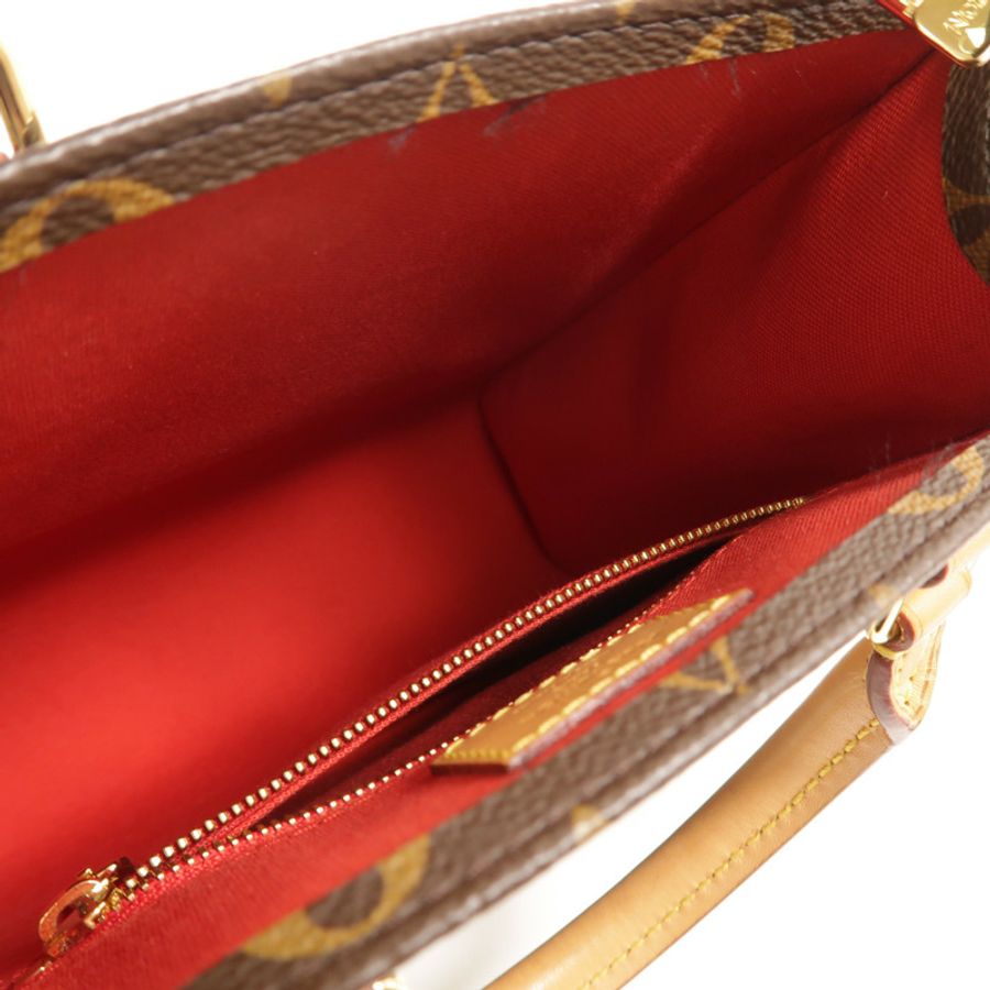 LOUIS VUITTON Monogram Sac Plat BB手挽肩背兩用袋-4