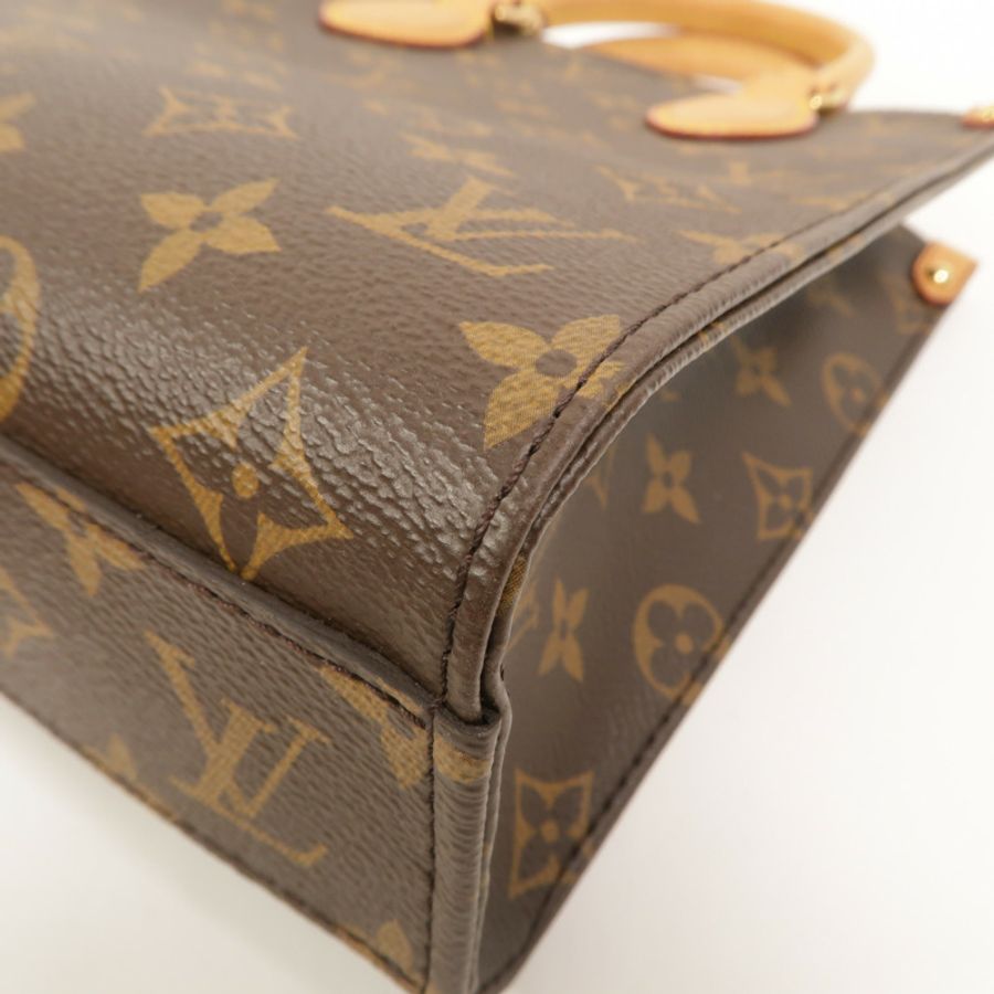 LOUIS VUITTON Monogram Sac Plat BB手挽肩背兩用袋-7