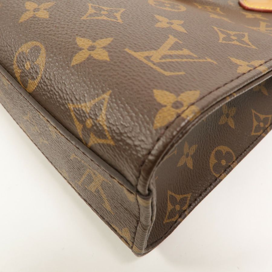 LOUIS VUITTON Monogram Sac Plat BB手挽肩背兩用袋-9