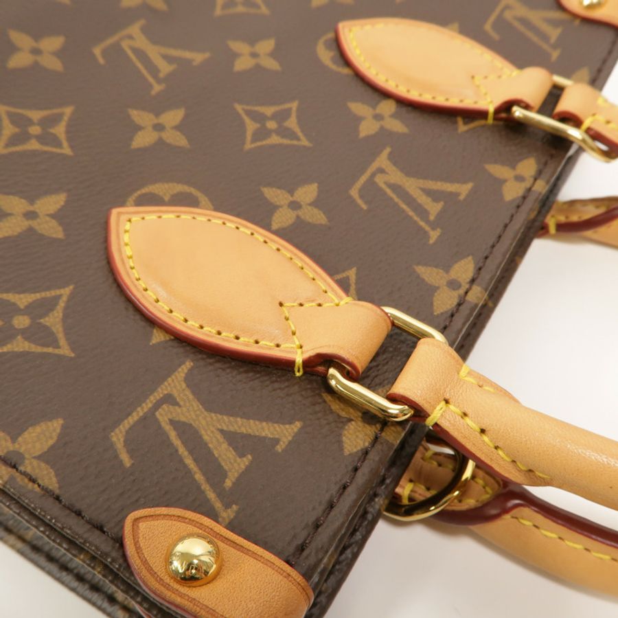 LOUIS VUITTON Monogram Sac Plat BB手挽肩背兩用袋-12
