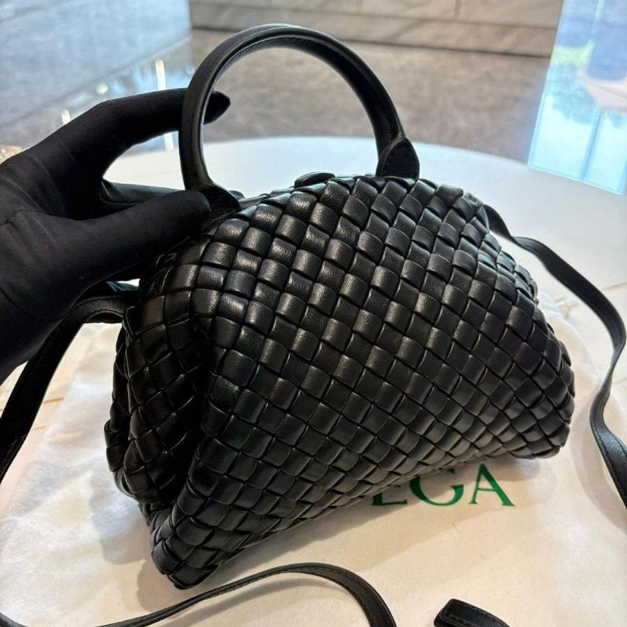 BOTTEGA VENETA Mini Handle 經典編織包(手提/斜背)-1