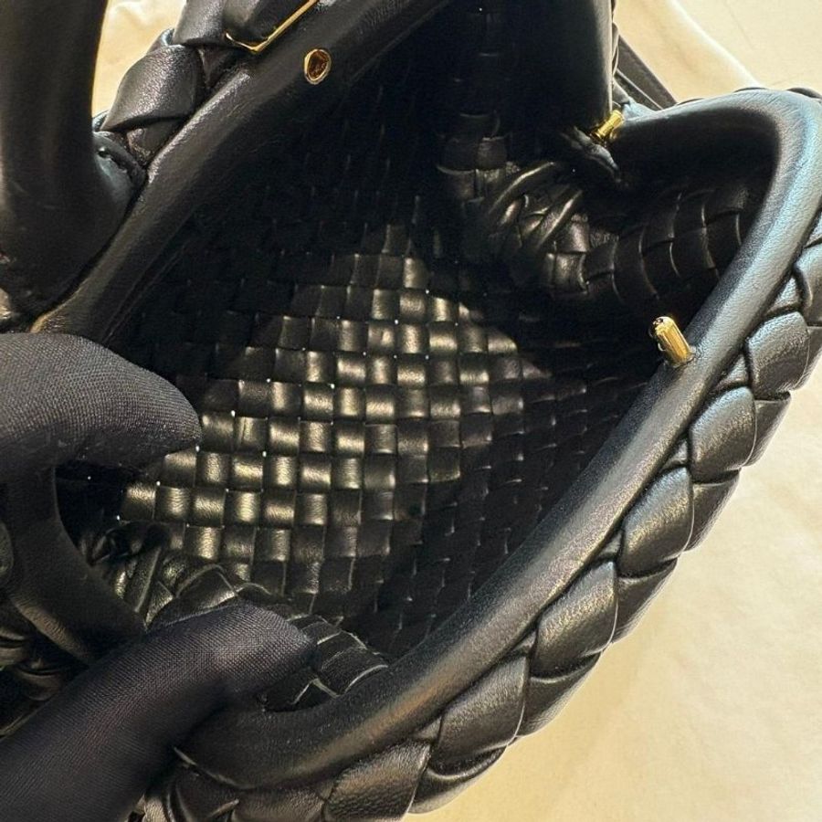 BOTTEGA VENETA Mini Handle 經典編織包(手提/斜背)-4