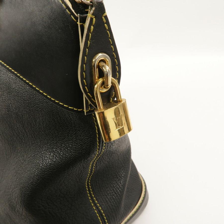 LOUIS VUITTON Suhali Lockit MM手挽袋-9
