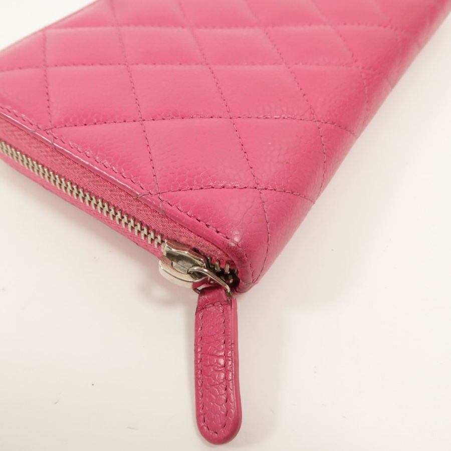 CHANEL 牛皮皮革Long Wallet長錢包-10
