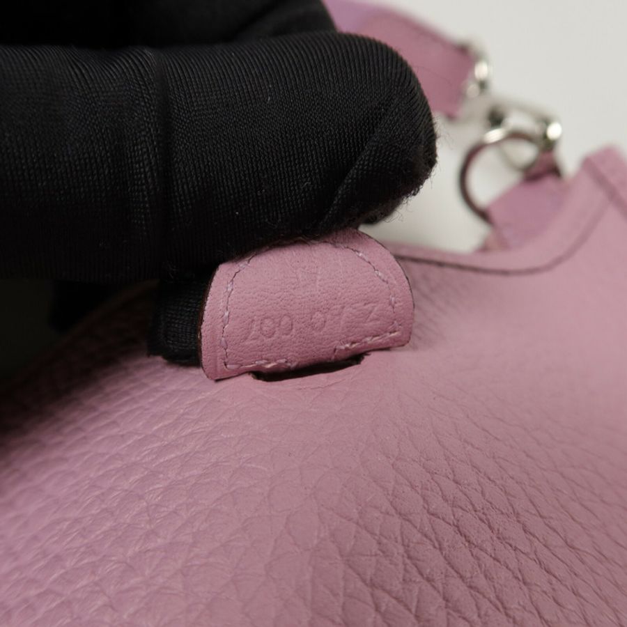 HERMES Clemence皮革Evelyne TPM肩背袋Mauve Sylvestre-8