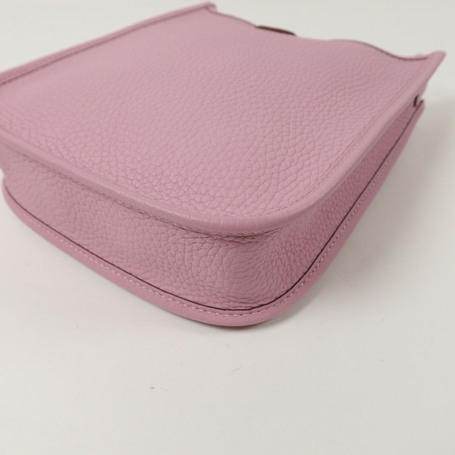 HERMES Clemence皮革Evelyne TPM肩背袋Mauve Sylvestre-12