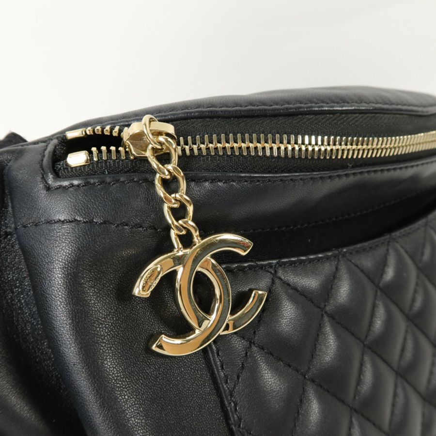 CHANEL 羊皮皮革Waist Bag腰包-5