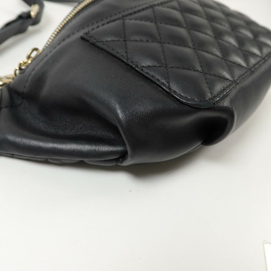 CHANEL 羊皮皮革Waist Bag腰包-12