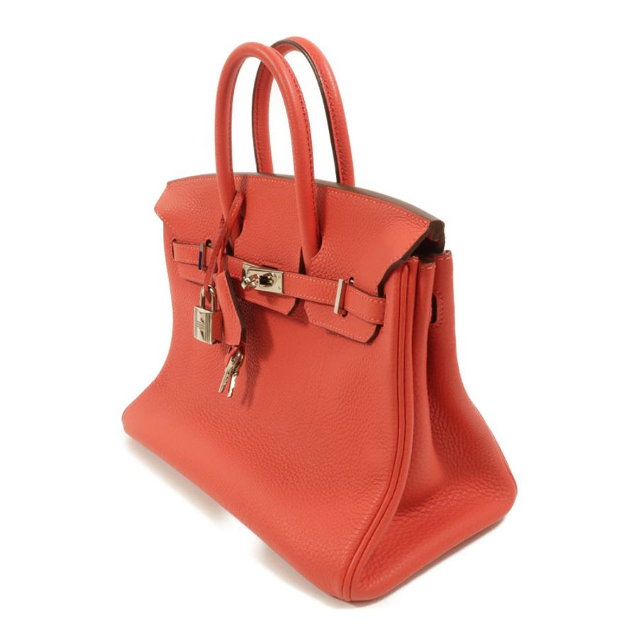 HERMES Togo皮革Birkin 25手挽袋Bougainvillea-2