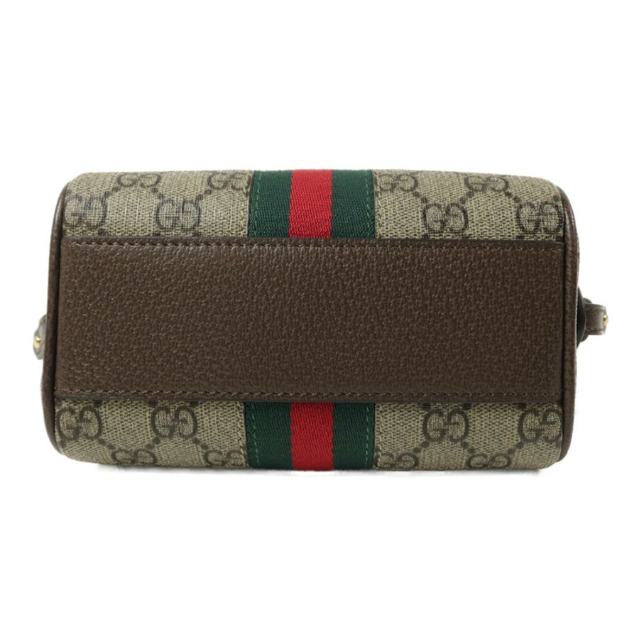 GUCCI 塗層帆布GG Supreme手挽肩背兩用袋-3