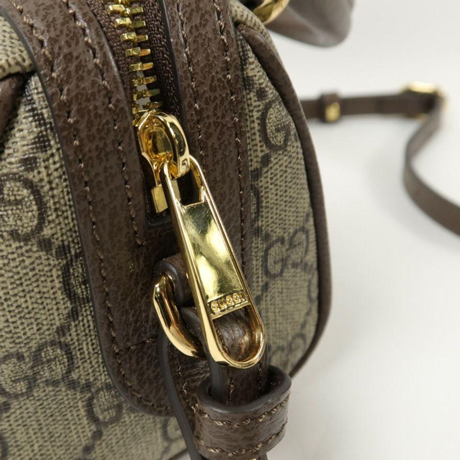 GUCCI 塗層帆布GG Supreme手挽肩背兩用袋-5