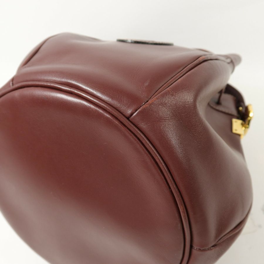 CARTIER 牛皮皮革Bucket Bag肩背袋-12