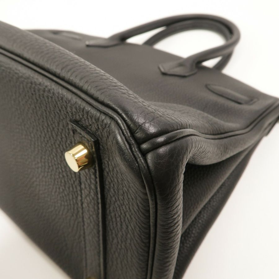 HERMES Togo皮革Birkin 30手挽袋Noir-13