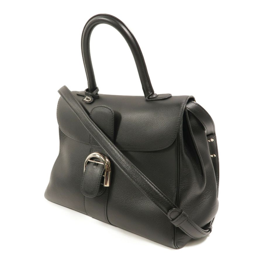 Delvaux 牛皮皮革Brillant MM手挽肩背兩用袋-2