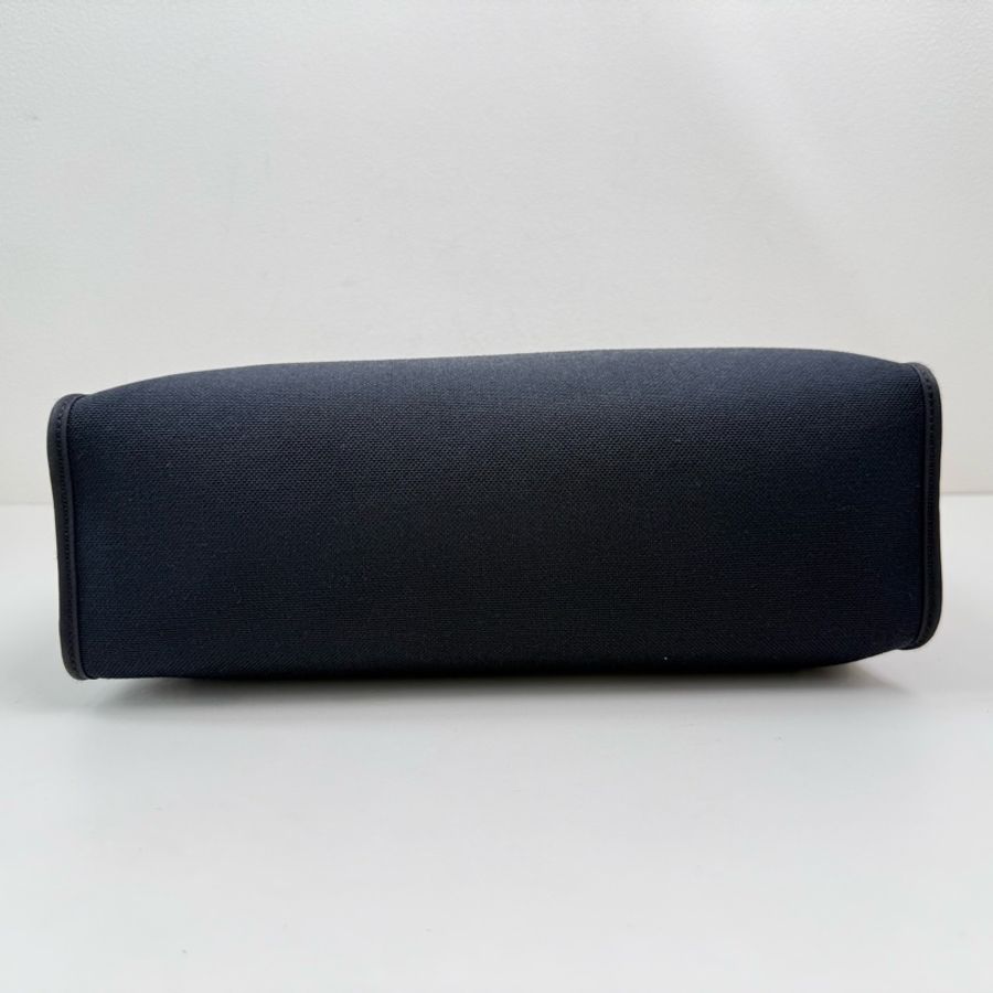 Hermes愛馬仕 herbag31 手提包斜挎包單肩包 黑色銀扣 A刻 缺鎖鑰匙皮牌。-5