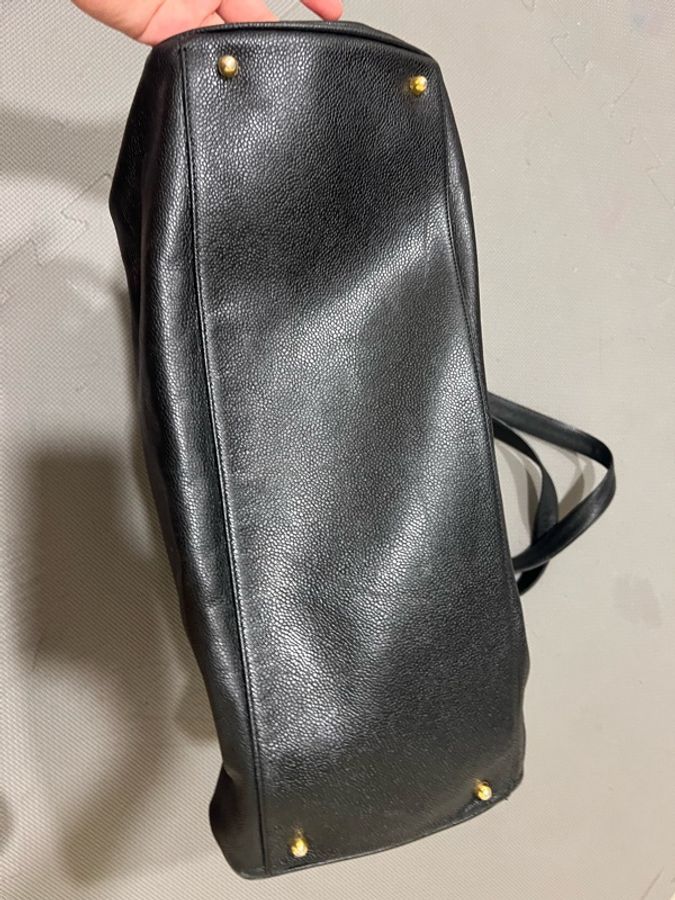 Chanel vintage CC Turnlock Shopping Tote托特包-8