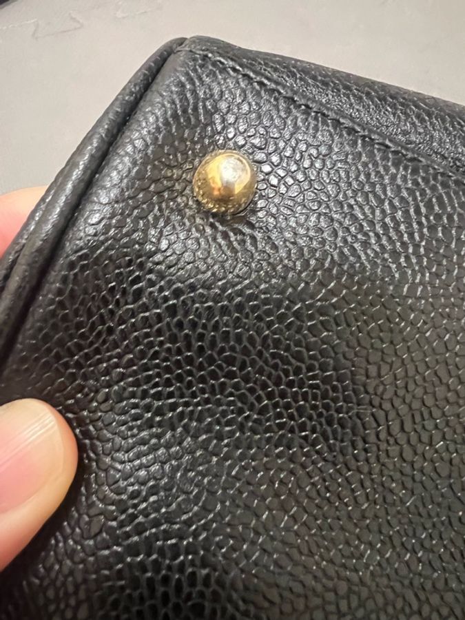 Chanel vintage CC Turnlock Shopping Tote托特包-12