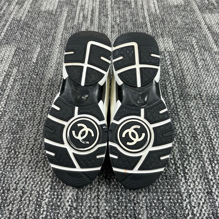 Chanel香奈兒黑白熊貓雙C logo運動鞋 37碼-5