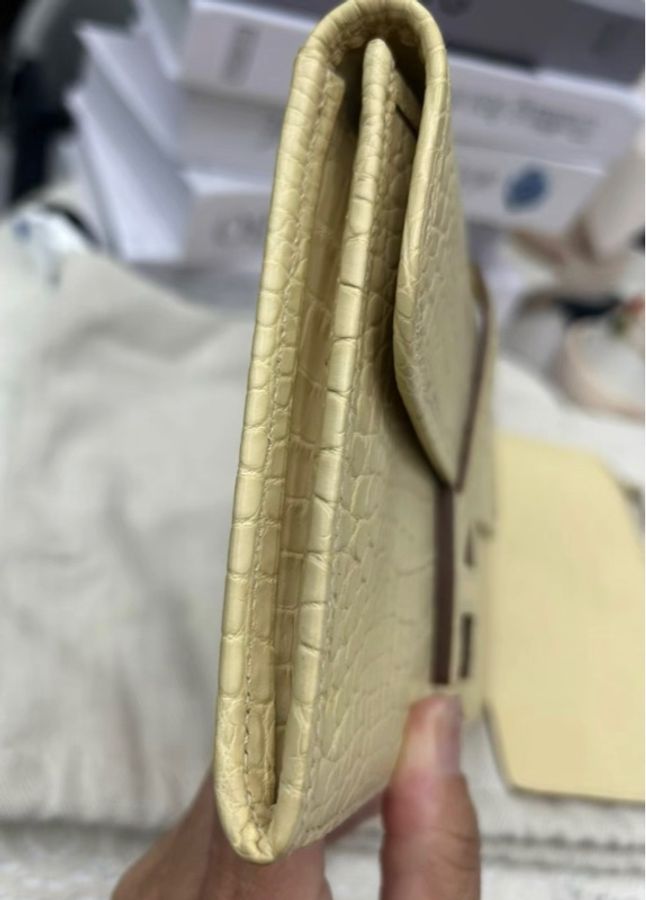 98 Hermes Jige elan29 手包 小雞黃霧面鰐魚 x刻 二合一，附件塵袋-4