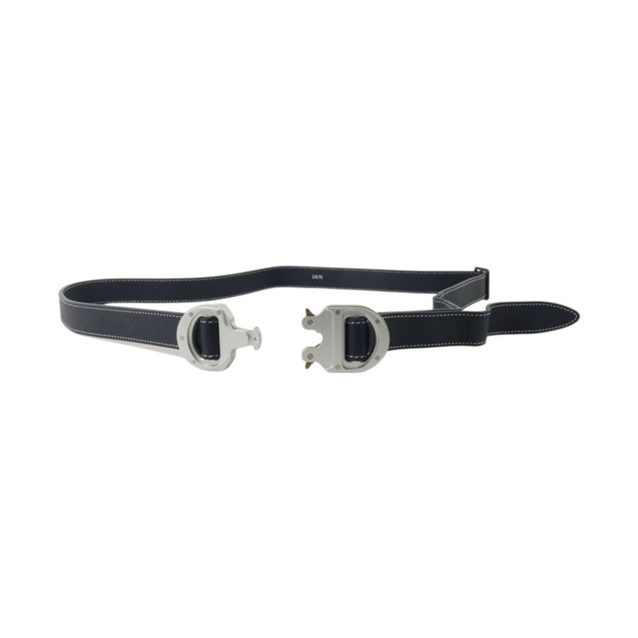 Dior 牛皮皮革Shoulder Strap銀扣肩帶-2