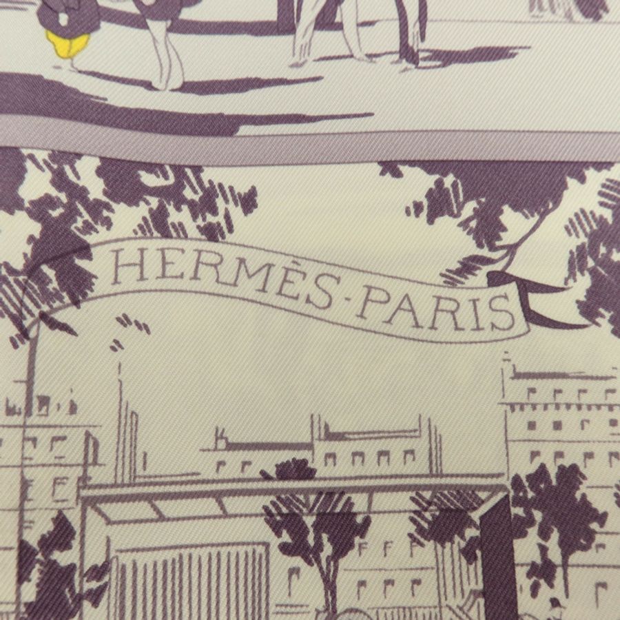HERMES 絲質Scarf 90x90cm絲巾-5
